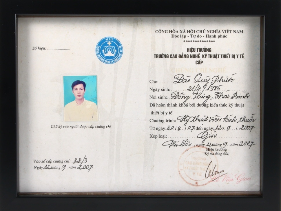 Chứng nhận chuyên môn