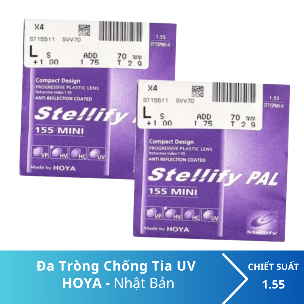Kính Đa Tròng HOYA 1.55 Stellify Mini Pal