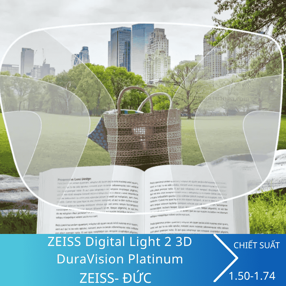 Tròng kính ZEISS Digital Light 2 3D DuraVision Platinum