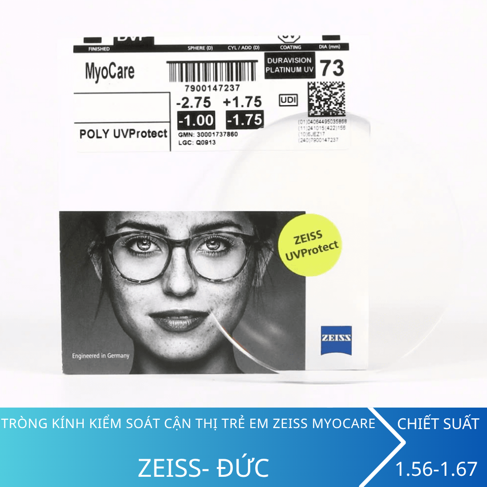 Tròng kính Zeiss MyoCare: Kiểm soát cận thị trẻ em