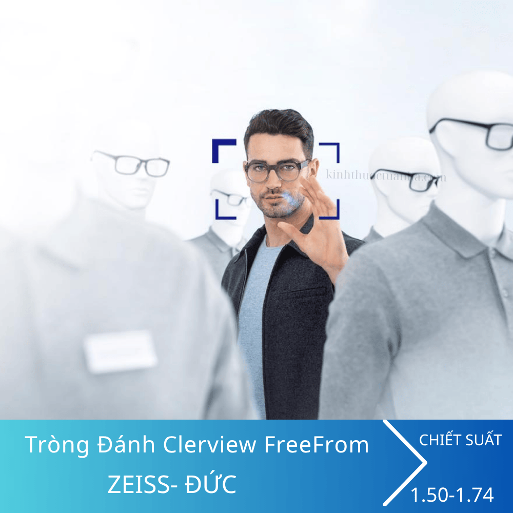 Tròng Đánh RX ZEISS Clearview Freeform
