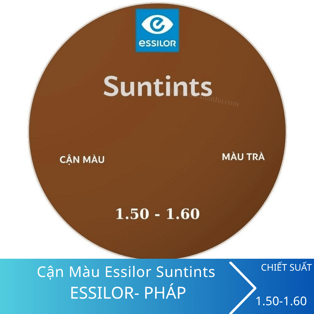 Tròng kính cận màu Essilor Suntints SHMC 6 Tròng kính cận màu Essilor Suntints SHMC - Ảnh 4