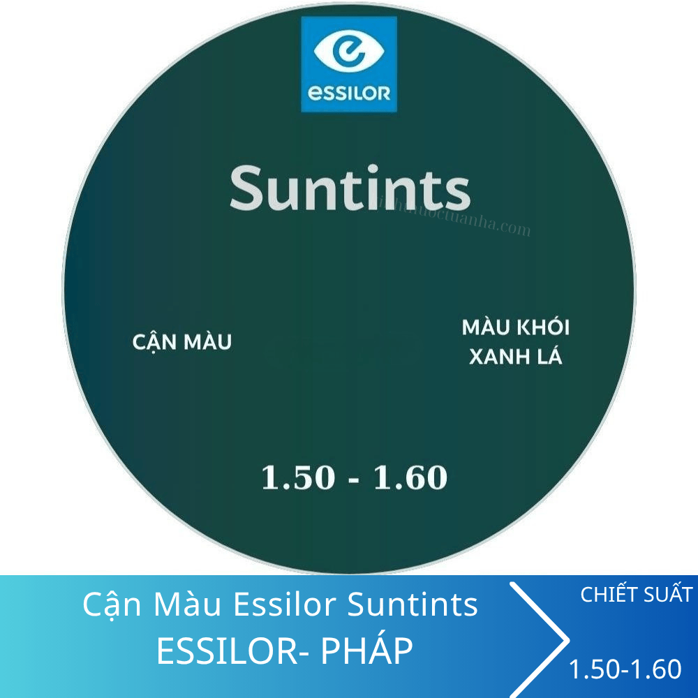 Tròng kính cận màu Essilor Suntints SHMC 7 Tròng kính cận màu Essilor Suntints SHMC - Ảnh 5