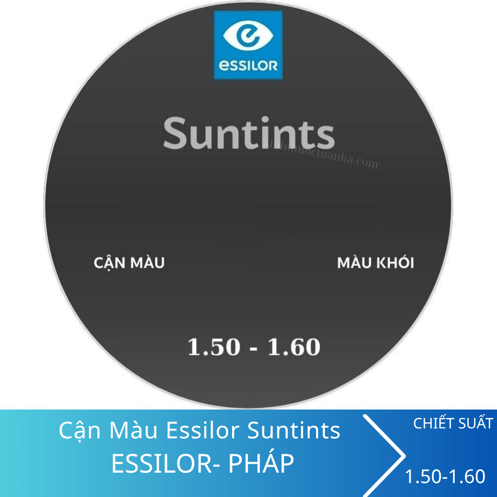 Tròng kính cận màu Essilor Suntints SHMC 5 Tròng kính cận màu Essilor Suntints SHMC - Ảnh 3
