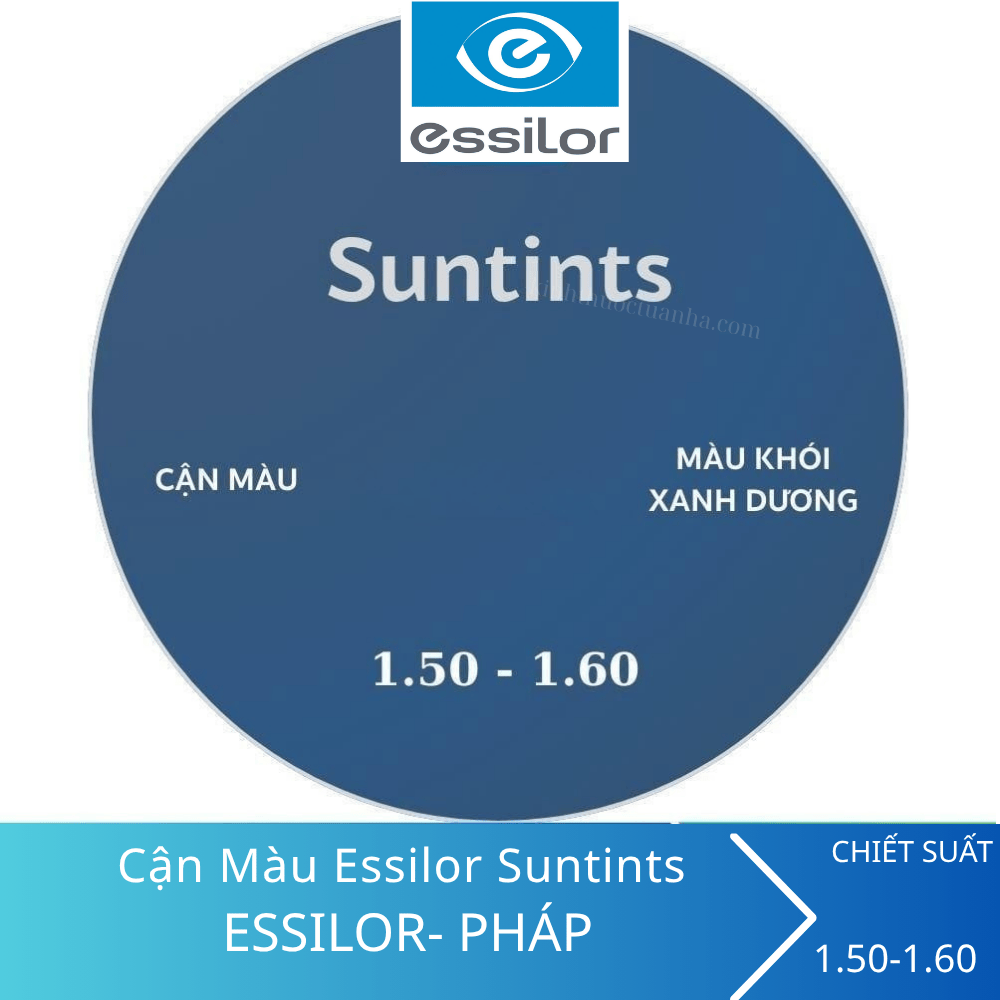Tròng kính cận màu Essilor Suntints SHMC 4 Tròng kính cận màu Essilor Suntints SHMC - Ảnh 2