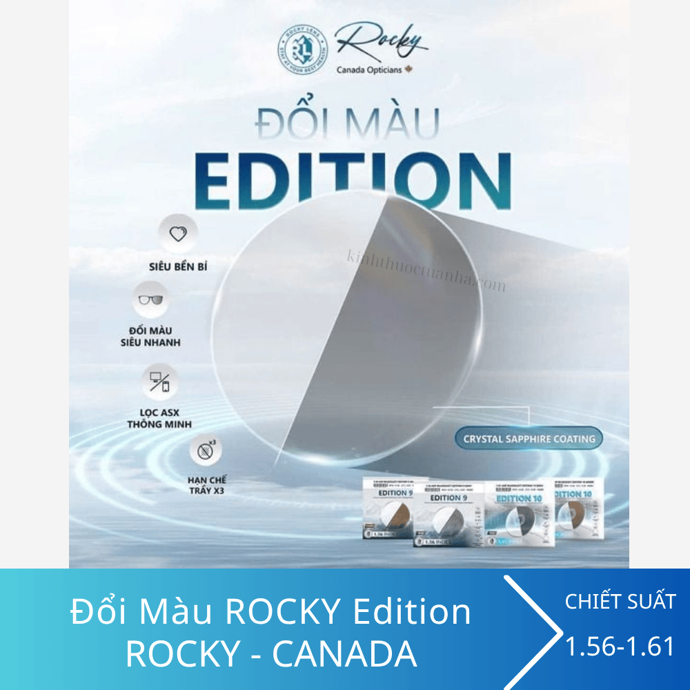 Tròng kính đổi màu ROCKY Edition