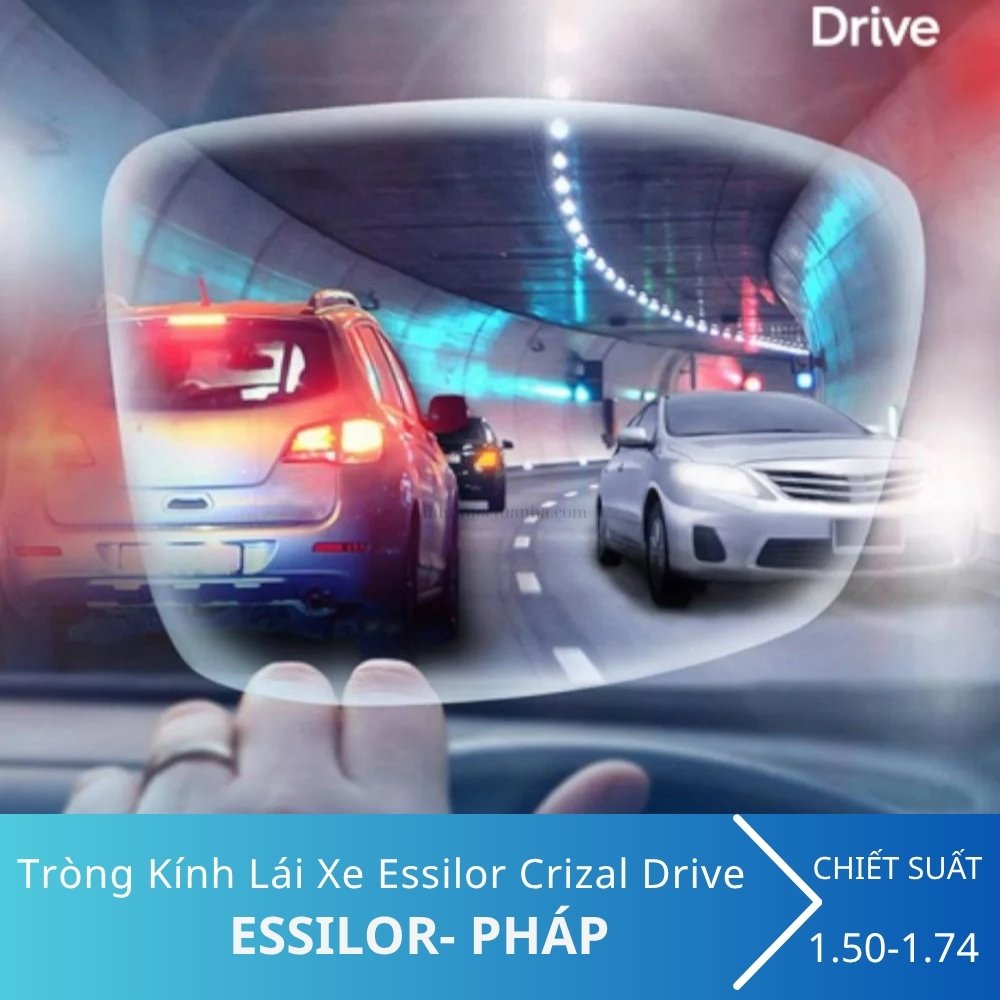Tròng Kính Lái Xe Essilor Crizal Drive