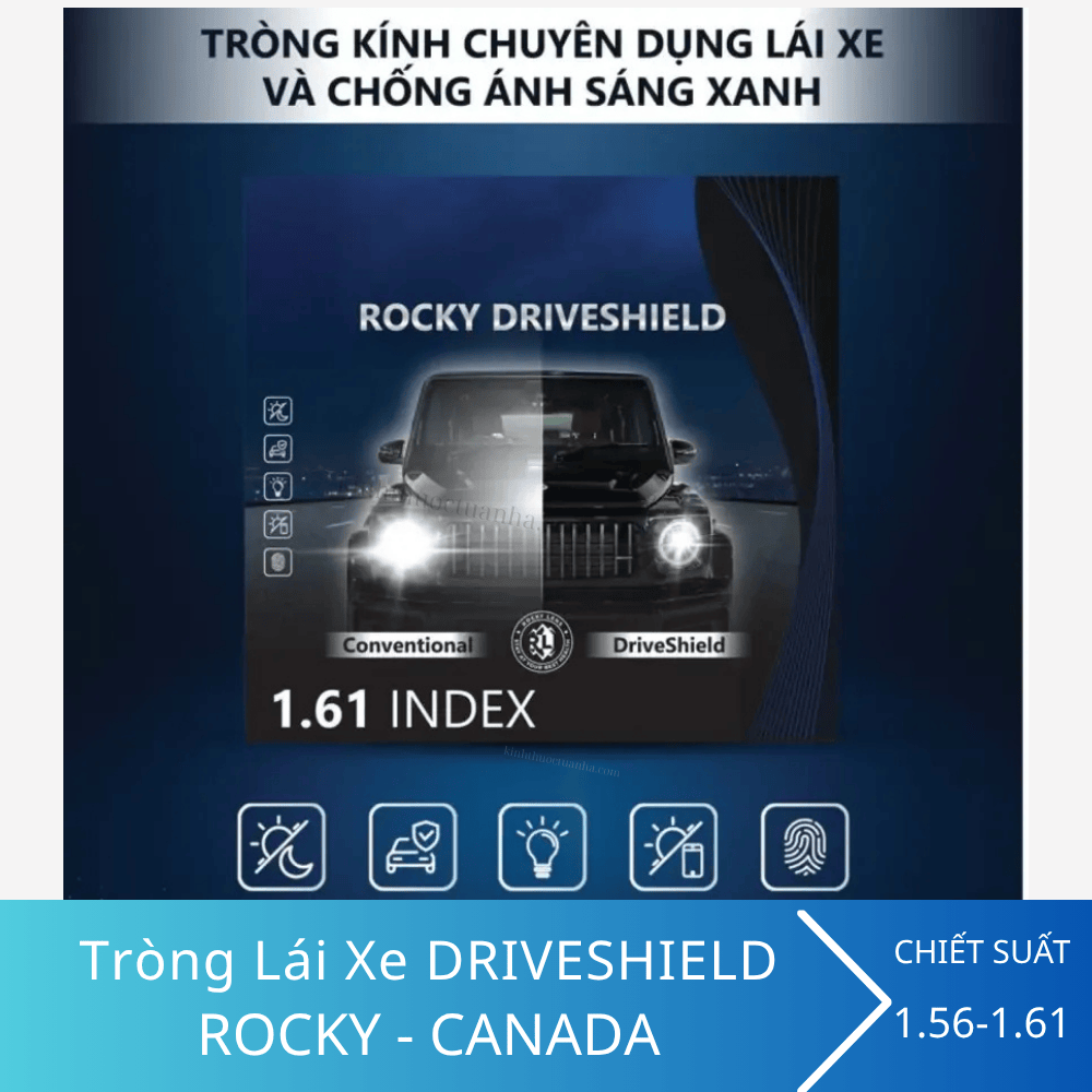 Tròng Kính Lái Xe ROCKY DRIVESHIELD