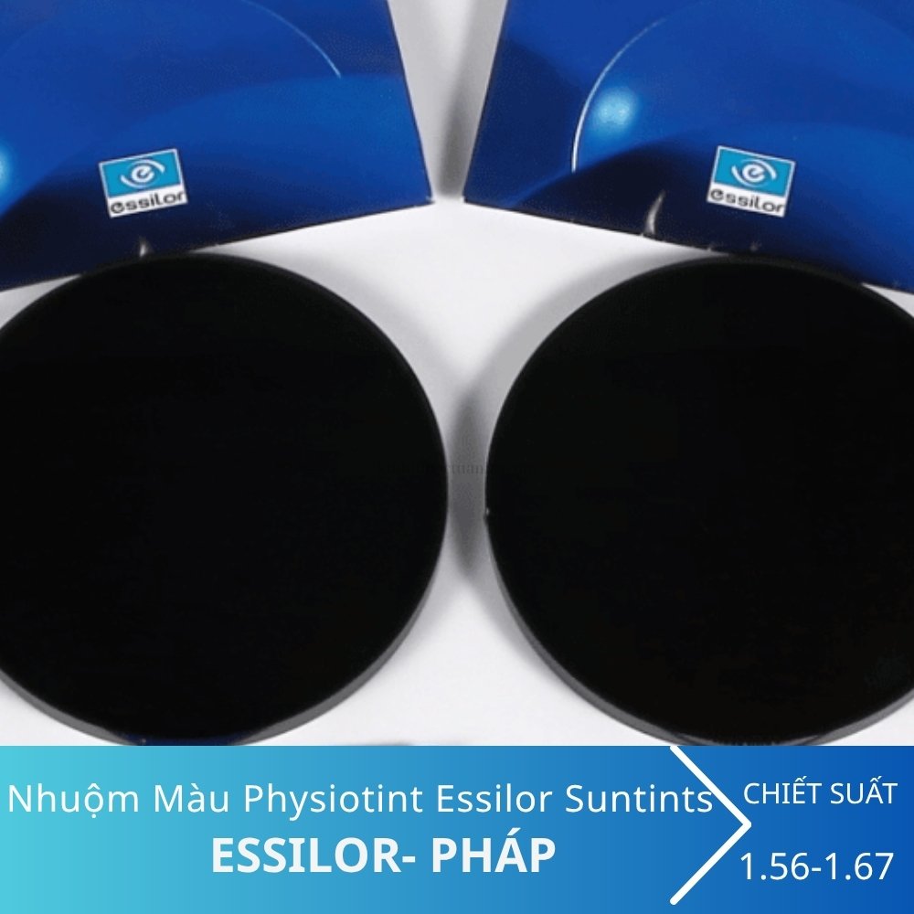 Tròng Nhuộm Màu Physiotint Essilor Suntints Kỹ Thuật Số