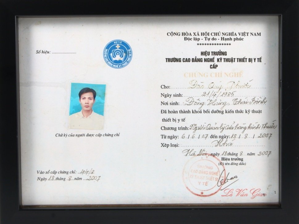 Chứng nhận chuyên môn 2